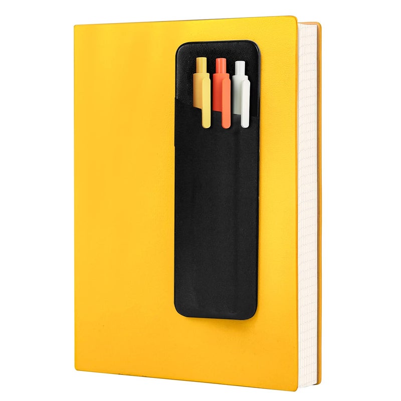 Epessa Stick-On Pen Holder for Notebook, Adhesive Pencil Sleeve Pouch for Hardcover Journals, Planners, Notebooks, Reusable Pen Pocket Organizer Easy to Remove (1 Pack) - Image 1